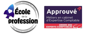 logos école de la profession et approuvé par experts comptables